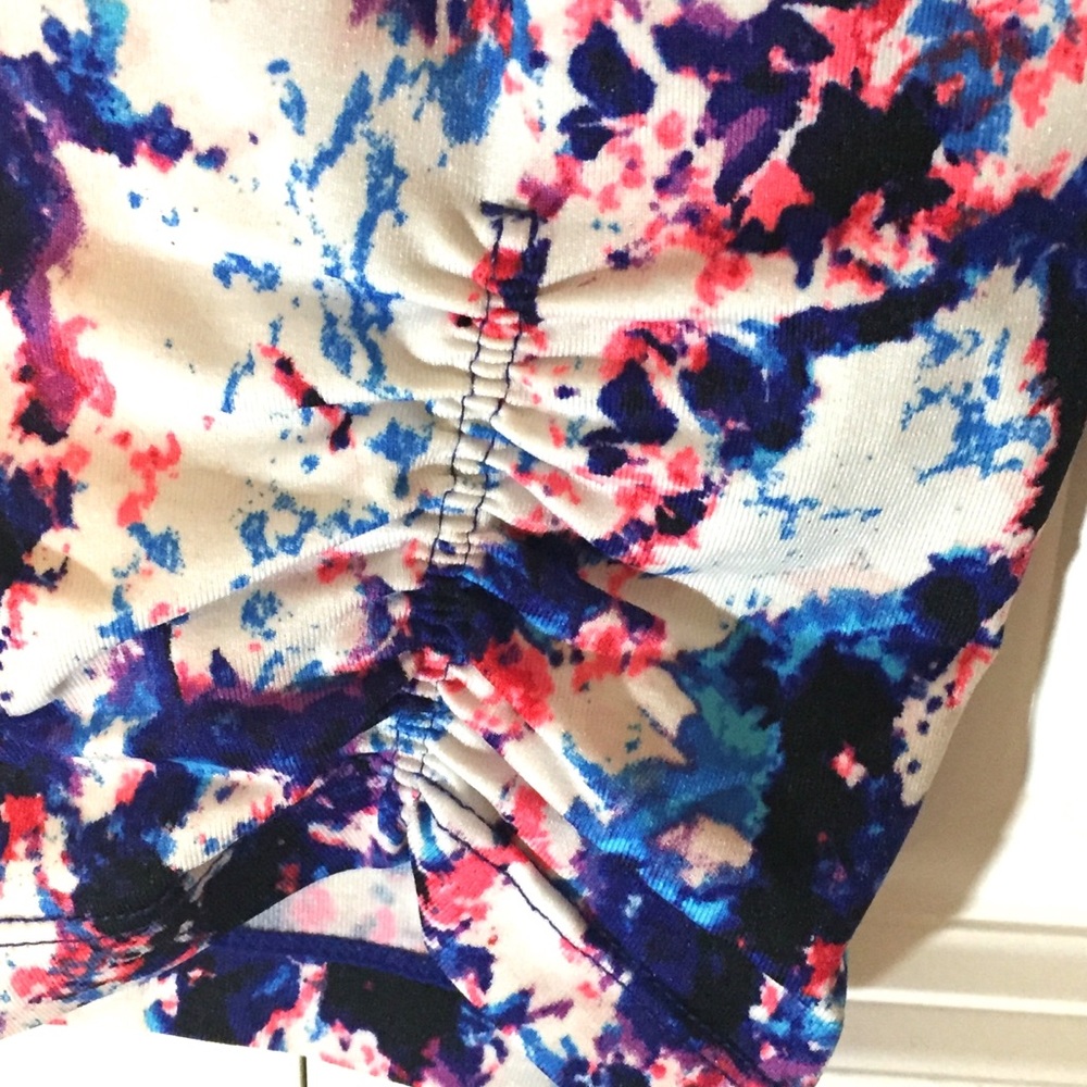Calvin Klein Performance Crop Leggings Tie Dye Print Size Medium - Picture 3 of 6
